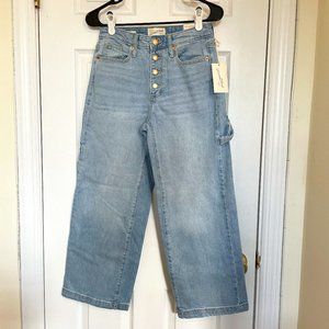 Universal Thread High-Rise Carpenter Cropped Jeans | Size 2 Short